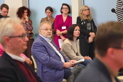 Konferencja prasowa na temat budowy Centrum Psychiatrii Dzieci i Młodzieży w Zielonej Górze