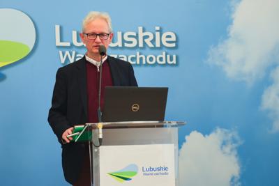 Konferencja prasowa na temat budowy Centrum Psychiatrii Dzieci i Młodzieży w Zielonej Górze