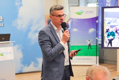 Konferencja prasowa na temat budowy Centrum Psychiatrii Dzieci i Młodzieży w Zielonej Górze