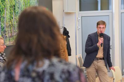 Konferencja prasowa na temat budowy Centrum Psychiatrii Dzieci i Młodzieży w Zielonej Górze