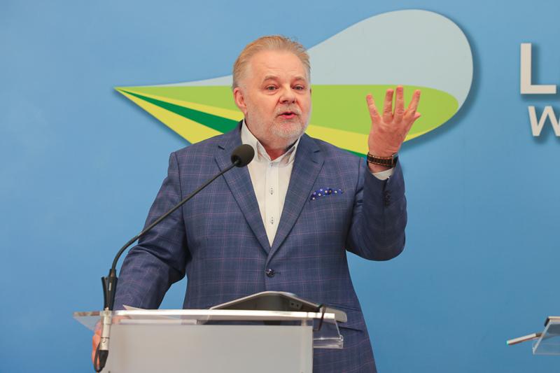 Konferencja prasowa na temat budowy Centrum Psychiatrii Dzieci i Młodzieży w Zielonej Górze