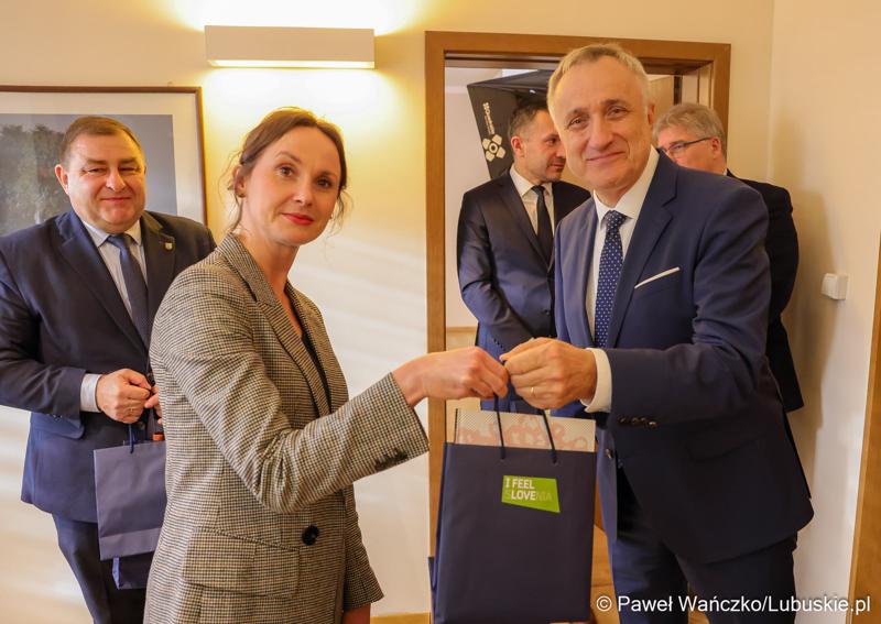 Wizyta Ambasadora Republiki Słowenii w Urzędzie Marszałkowskim Województwa Lubuskiego w Zielonej Górze