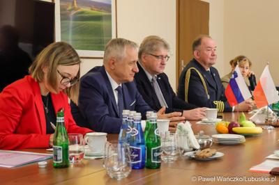Wizyta Ambasadora Republiki Słowenii w Urzędzie Marszałkowskim Województwa Lubuskiego w Zielonej Górze 
