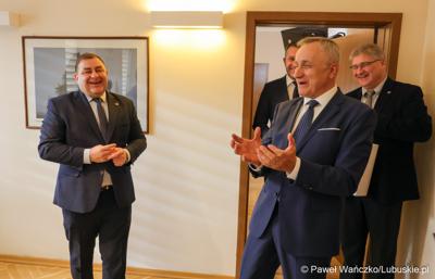 Wizyta Ambasadora Republiki Słowenii w Urzędzie Marszałkowskim Województwa Lubuskiego w Zielonej Górze 