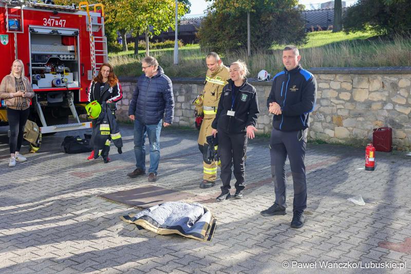 Szkolenie z zakresu ochrony przeciwpożarowej dla pracowników Urzędu Marszałkowskiego Województwa Lubuskiego w Zielonej Górze