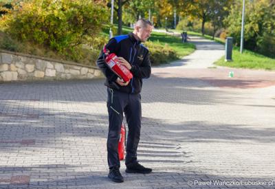 Szkolenie z zakresu ochrony przeciwpożarowej dla pracowników Urzędu Marszałkowskiego Województwa Lubuskiego w Zielonej Górze 