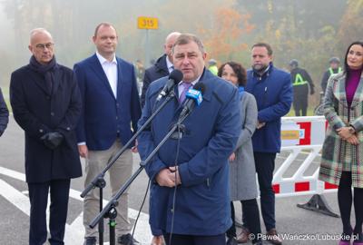 Uroczyste otwarcie obwodnicy Nowej Soli (etap III)