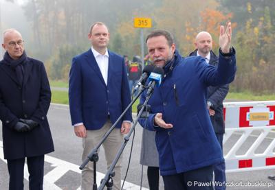 Uroczyste otwarcie obwodnicy Nowej Soli (etap III)