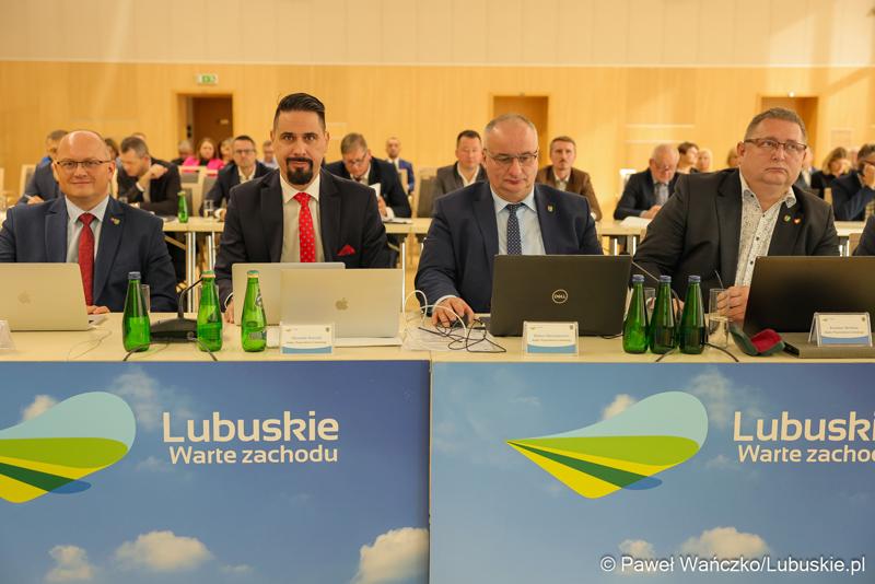 Uczestnicy IV zwyczajnej sesji Sejmiku Województwa Lubuskiego