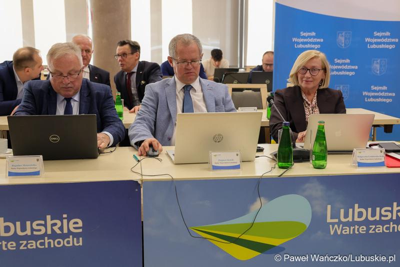 Uczestnicy IV zwyczajnej sesji Sejmiku Województwa Lubuskiego