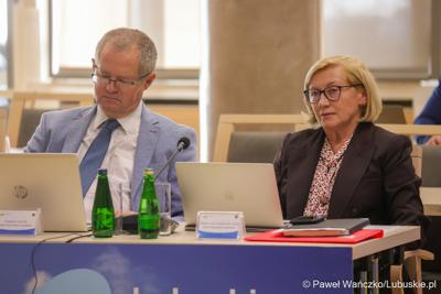 Uczestnicy IV zwyczajnej sesji Sejmiku Województwa Lubuskiego 