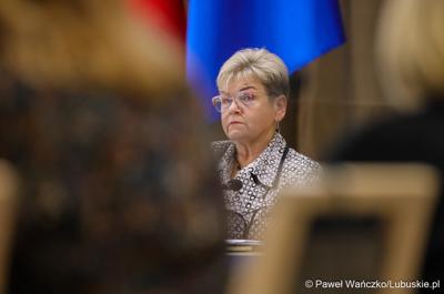 Wiceprzewodnicząca Sejmiku Województwa Lubuskiego Anna Chinalska 