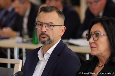 Uczestnicy IV zwyczajnej sesji Sejmiku Województwa Lubuskiego 