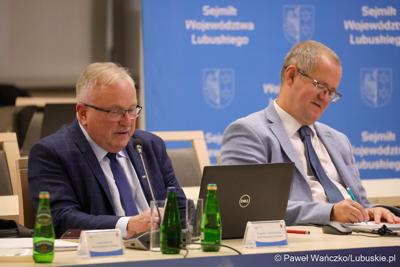 Uczestnicy IV zwyczajnej sesji Sejmiku Województwa Lubuskiego 