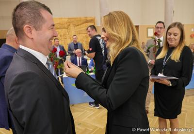 Uroczyste wręczenie „Odznak Honorowych za Zasługi dla Województwa Lubuskiego”, podczas IV sesji Sejmiku Województwa Lubuskiego 