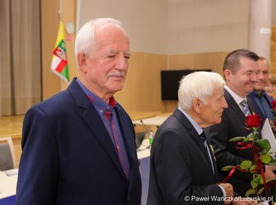 Uroczyste wręczenie „Odznak Honorowych za Zasługi dla Województwa Lubuskiego”, podczas IV sesji Sejmiku Województwa Lubuskiego 