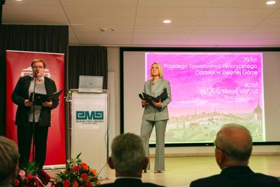 70-lecie Polskiego Towarzystwa Historycznego Oddział w Zielonej Górze oraz 40-lecie Instytutu Historii Uniwersytetu Zielonogórskiego! To spotkanie to hołd dla wszystkich, którzy przez dekady przyczyniali się do rozwoju badań historycznych w naszym regionie