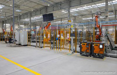 Hala produkcyjna firmy Minth w Wiechlicach koło Szprotawy