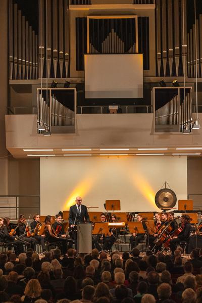 Filharmonia Landu Brandenburgia oraz młodzi muzycy z Junge Philharmonie Brandenburg stworzyli niezapomnianą atmosferę