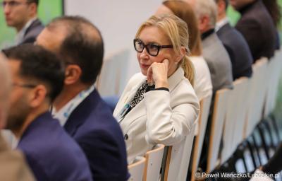 Uczestnicy Międzynarodowej Konferencji – Hydrogen Mixer 2024 w Parku Technologii Kosmicznych w Nowym Kisielinie 