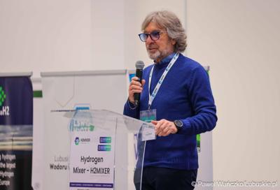 Uczestnicy Międzynarodowej Konferencji – Hydrogen Mixer 2024 w Parku Technologii Kosmicznych w Nowym Kisielinie 