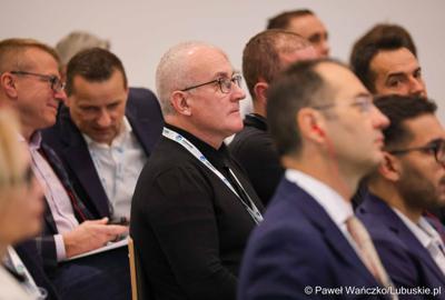 Uczestnicy Międzynarodowej Konferencji – Hydrogen Mixer 2024 w Parku Technologii Kosmicznych w Nowym Kisielinie 
