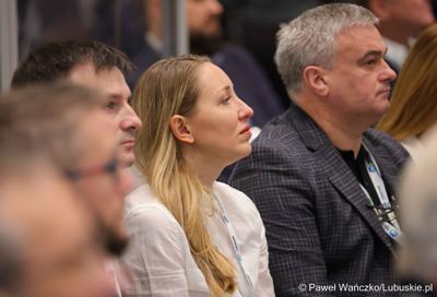 Uczestnicy Międzynarodowej Konferencji – Hydrogen Mixer 2024 w Parku Technologii Kosmicznych w Nowym Kisielinie 