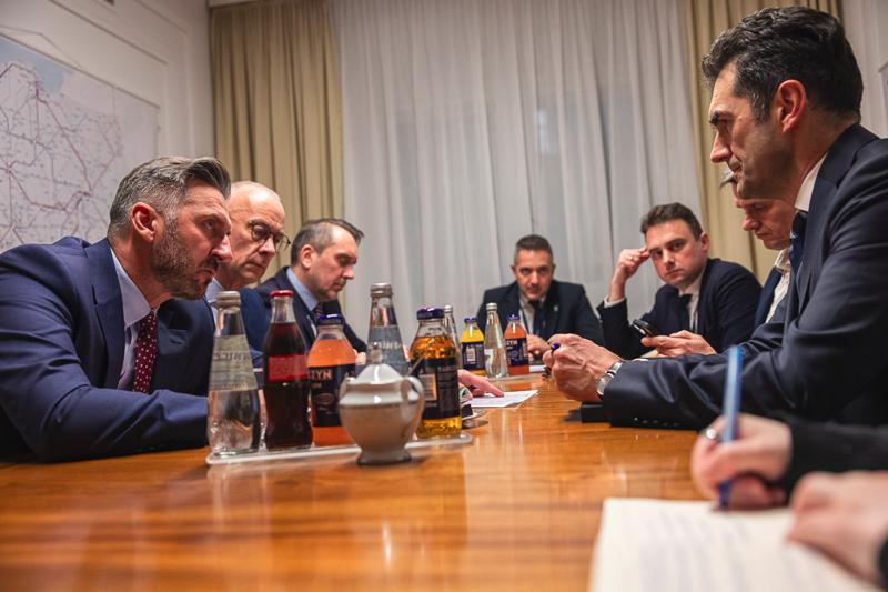 Spotkanie z wiceministrem infrastruktury Piotrem Malepszakiem