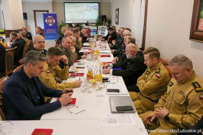 Posiedzenie Zarządu Oddziału Wojewódzkiego Związku Ochotniczych Straży Pożarnych RP Województwa Lubuskiego