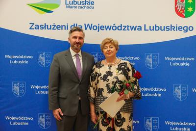 Barbara Kucharska, Danuta Majewska i Franciszek Wołowicz podczas listopadowej sesji Sejmiku Województwa Lubuskiego zostali wyróżnieni "Odznakami Honorowymi za Zasługi dla Województwa Lubuskiego"