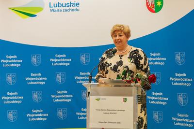 Barbara Kucharska, Danuta Majewska i Franciszek Wołowicz podczas listopadowej sesji Sejmiku Województwa Lubuskiego zostali wyróżnieni "Odznakami Honorowymi za Zasługi dla Województwa Lubuskiego"