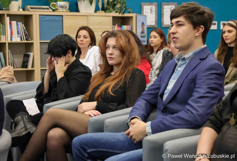 Uroczystość wręczenia nagród w konkursie na Młodzieżowego Dziennikarza Roku Województwa Lubuskiego
