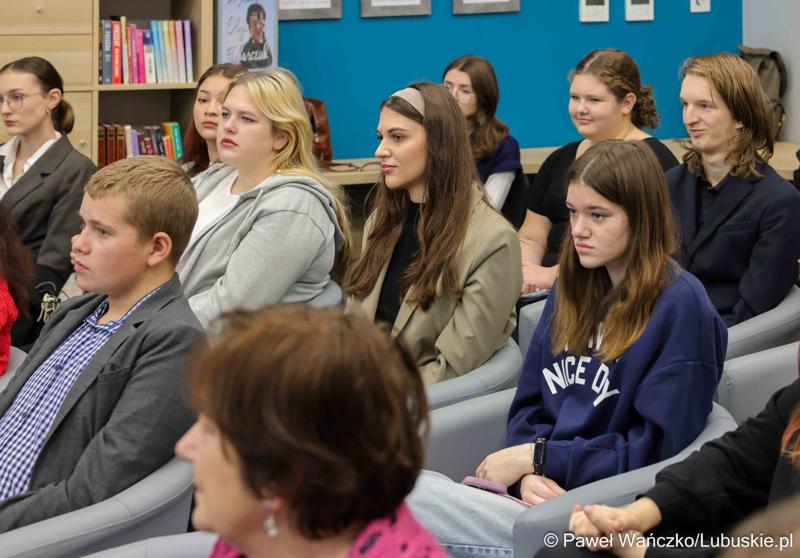 Uroczystość wręczenia nagród w konkursie na Młodzieżowego Dziennikarza Roku Województwa Lubuskiego