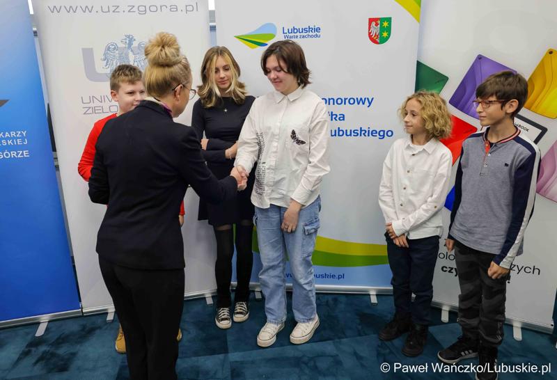 Uroczystość wręczenia nagród w konkursie na Młodzieżowego Dziennikarza Roku Województwa Lubuskiego