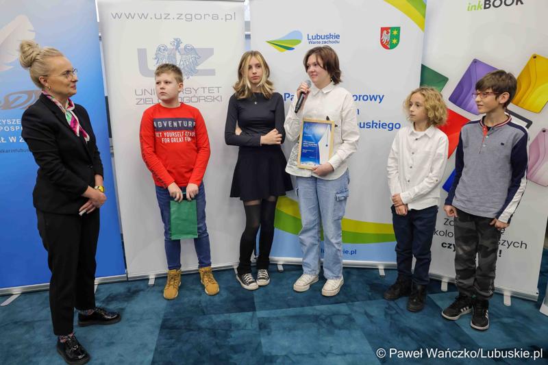 Uroczystość wręczenia nagród w konkursie na Młodzieżowego Dziennikarza Roku Województwa Lubuskiego
