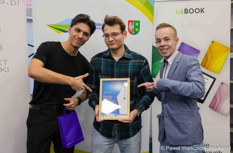 Uroczystość wręczenia nagród w konkursie na Młodzieżowego Dziennikarza Roku Województwa Lubuskiego
