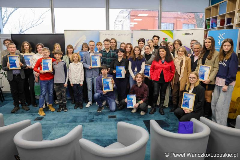 Uroczystość wręczenia nagród w konkursie na Młodzieżowego Dziennikarza Roku Województwa Lubuskiego