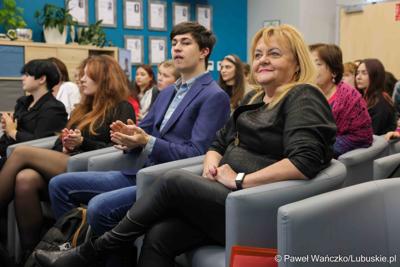 Uroczystość wręczenia nagród w konkursie na Młodzieżowego Dziennikarza Roku Województwa Lubuskiego