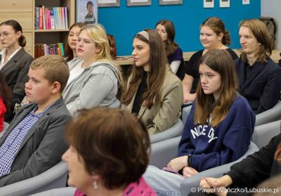 Uroczystość wręczenia nagród w konkursie na Młodzieżowego Dziennikarza Roku Województwa Lubuskiego
