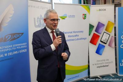Uroczystość wręczenia nagród w konkursie na Młodzieżowego Dziennikarza Roku Województwa Lubuskiego