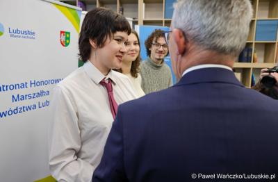 Uroczystość wręczenia nagród w konkursie na Młodzieżowego Dziennikarza Roku Województwa Lubuskiego
