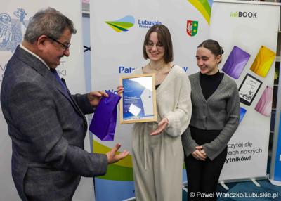 Uroczystość wręczenia nagród w konkursie na Młodzieżowego Dziennikarza Roku Województwa Lubuskiego