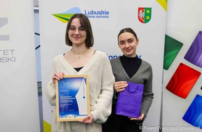 Uroczystość wręczenia nagród w konkursie na Młodzieżowego Dziennikarza Roku Województwa Lubuskiego