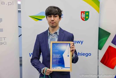 Uroczystość wręczenia nagród w konkursie na Młodzieżowego Dziennikarza Roku Województwa Lubuskiego