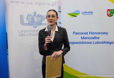 Uroczystość wręczenia nagród w konkursie na Młodzieżowego Dziennikarza Roku Województwa Lubuskiego