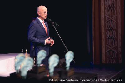 29 listopada 2024 r. Gala Nagród Kulturalnych Marszałka Województwa Lubuskiego i Złotych Dukatów Lubuskich 2024 w Teatrze im. Juliusza Osterwy w Gorzowie Wlkp.