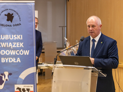 4 grudnia 2024 r. w urzędzie marszałkowskim w Zielonej Górze odbyła się uroczystość 30-lecia Lubuskiego Związku Hodowców Bydła. Jubileuszu pogratulował członek Zarządu Województwa Lubuskiego Zbigniew Kołodziej. 