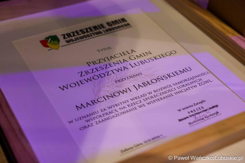 Gala 25-lecia Zrzeszenia Gmin Województwa Lubuskiego w Regionalnym Centrum Animacji Kultury w Zielonej Górze