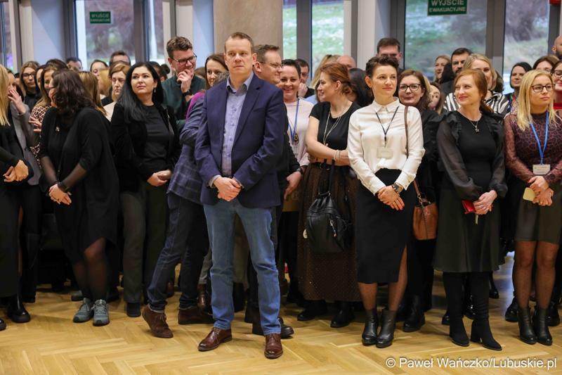 Spotkanie noworoczne z udziałem pracowników Urzędu Marszałkowskiego Województwa Lubuskiego oraz członków Zarządu Województwa
