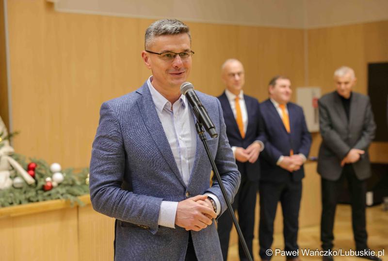 Spotkanie noworoczne z udziałem pracowników Urzędu Marszałkowskiego Województwa Lubuskiego oraz członków Zarządu Województwa